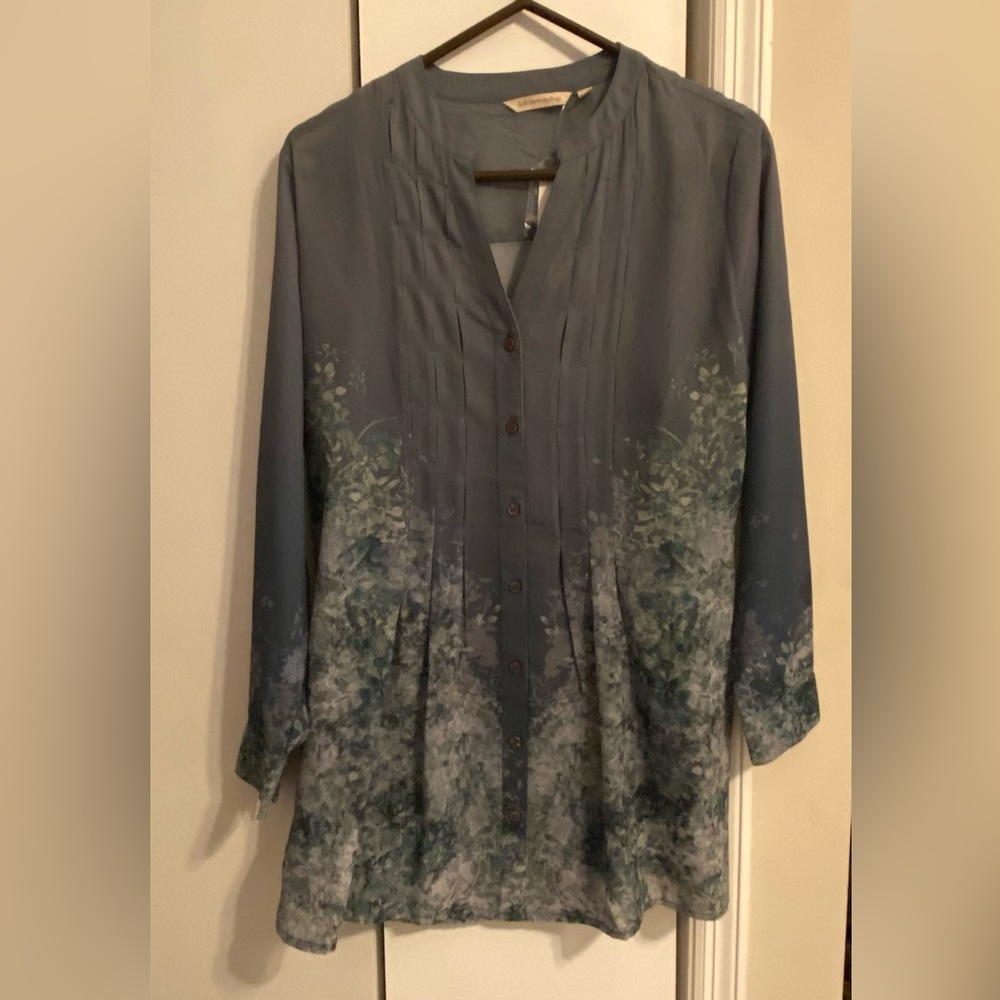 NWT Soft Surroundings size Small Cybele Top Grand Lilac
